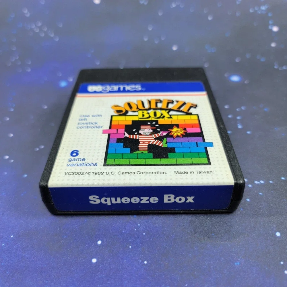 Squeeze Box (Atari 2600) Video Game Cartridge